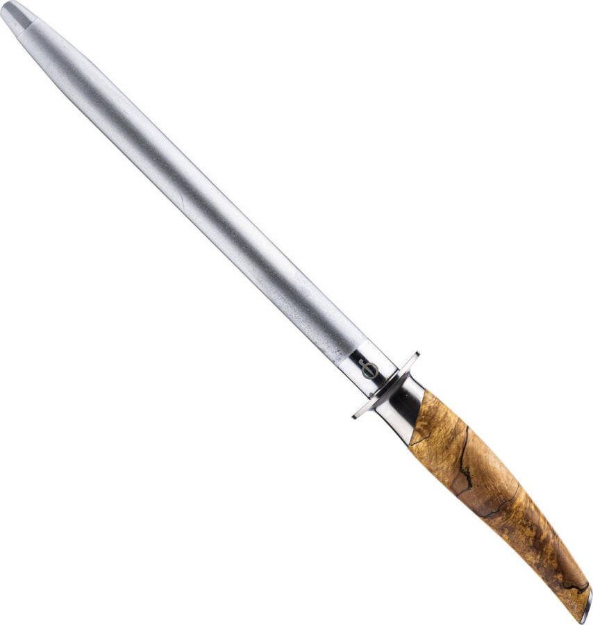 Forged Katai Aanzetstaal 26cm Luxe Houten Kist Diamant