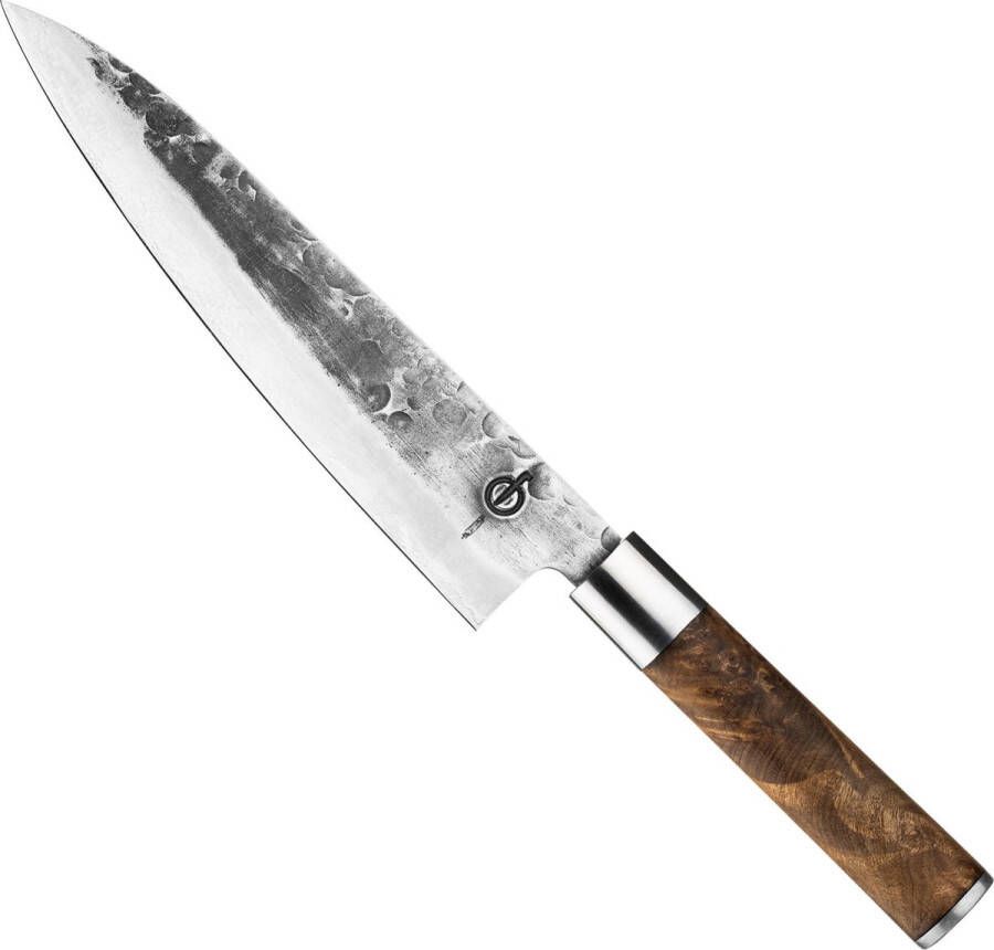Forged VG10 Koksmes 20cm 5-lagen staal in geschenkverpakking
