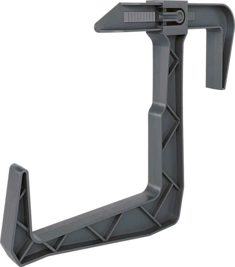 Form Plastic Balkon plantenbak ophang beugels 1x voor aan een railing kunststof antraciet balustradehook