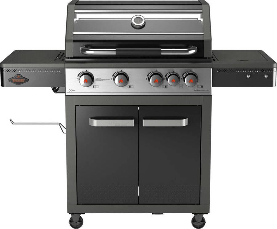 Fornetto Gasbarbecue Ranger Pro 410 4 pits BBQ met kast en zijbrander vaderdag cadeau