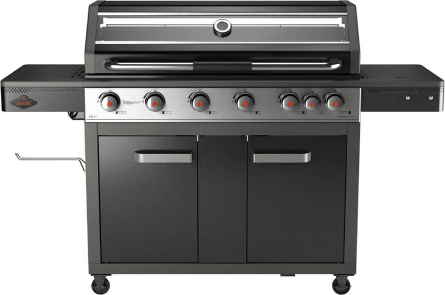 Fornetto Gasbarbecue Ranger Pro 610 6 pits BBQ met kast en zijbrander vaderdag cadeau