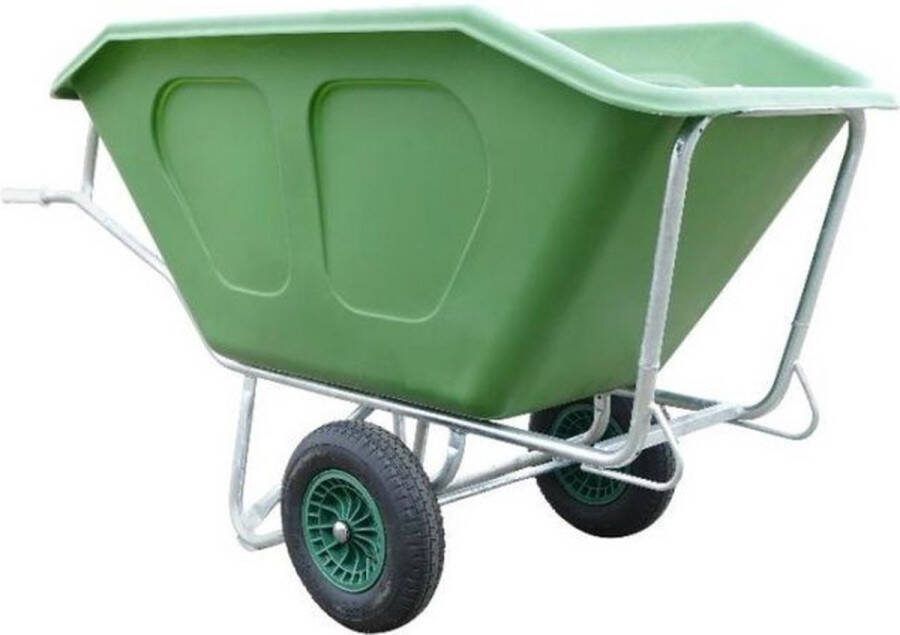Fort Kruiwagen 500L Groen 2-wiel