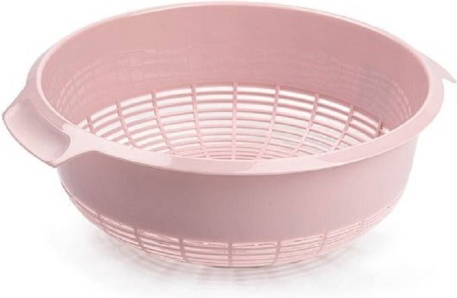 Forte Plastics Kunststof keuken vergieten van 27 x 10 cm in de kleur oud roze Keuken accessoires