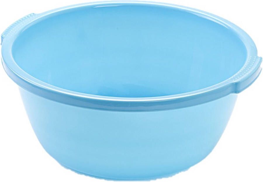 Forte Plastics Kunststof teiltje afwasbak rond 10 liter blauw Afmetingen 39 x 37 x 16 cm Huishouden