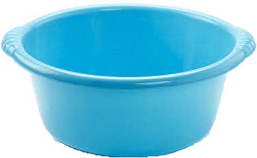 Forte Plastics Kunststof teiltje afwasbak rond 6 liter blauw Afmetingen 34 x 32 x 14 cm Huishouden