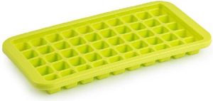 Forte Plastics Tray met Cocktail ijsblokjes ijsklontjes vormen 50 vakjes kunststof groen IJsblokjesvormen