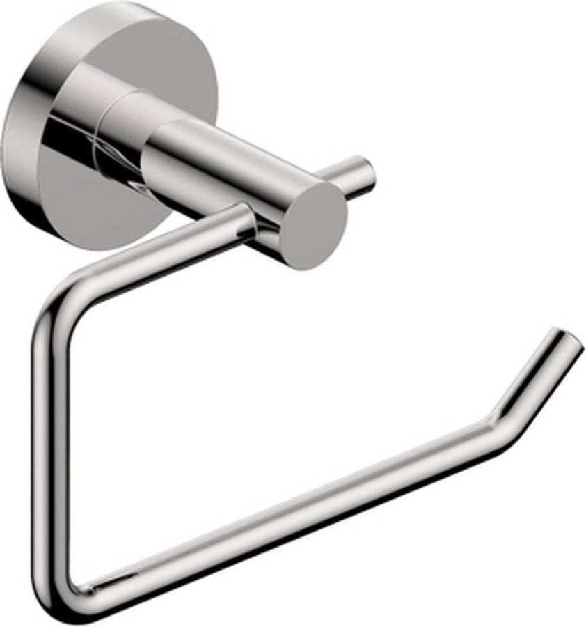 FortiFura Calvi toiletrolhouder zonder klep rond Chroom