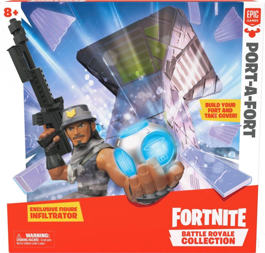 Fortnite Port A Fort Playset Exclusive Figure Included! Play Figures