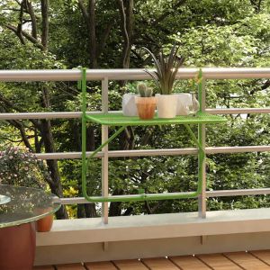 ForYou Prolenta Premium Balkontafel 60x40 cm staal groen