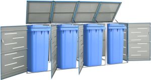 ForYou Prolenta Premium Containerberging vierdubbel 276 5x77 5x115 5 cm roestvrij staal