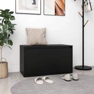 ForYou Prolenta Premium Halbank 80x40x45 cm spaanplaat zwart