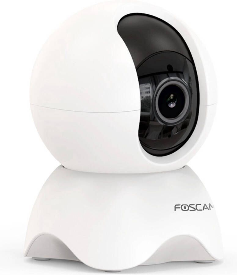 Foscam X5 Beveiligingscamera's 5 MP Pan&tilt Binnencamera Babyfoon Persoonsdetectie Wit