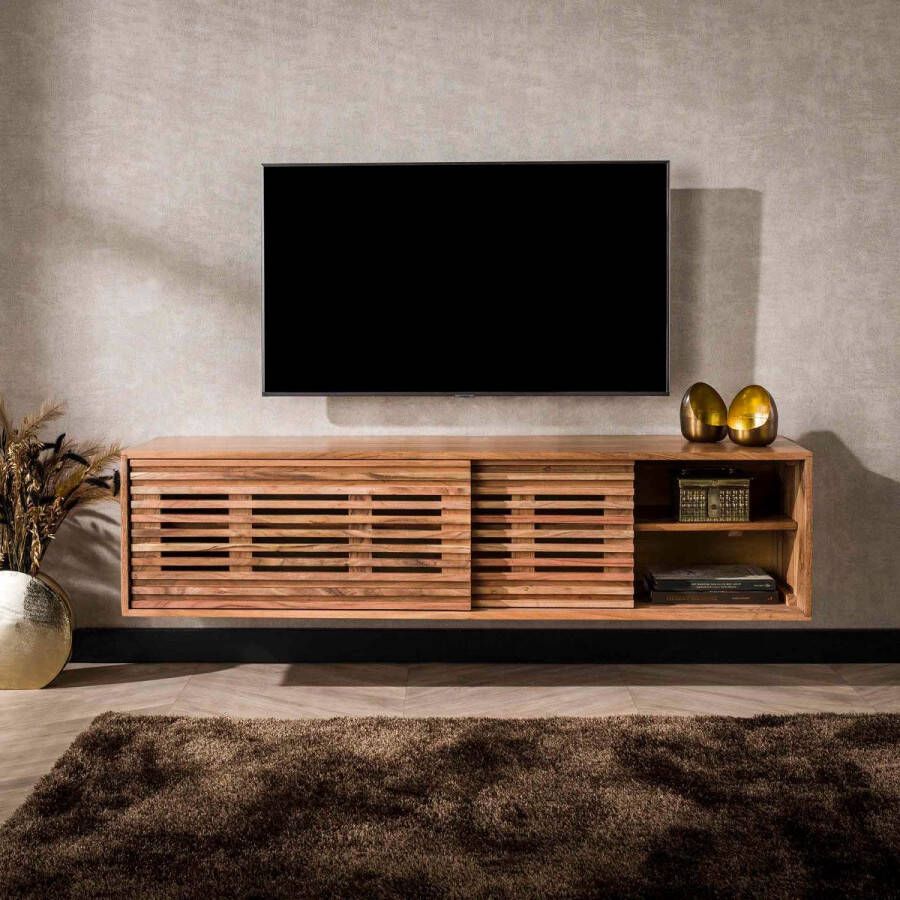 Fraaai Maka zwevend TV-meubel 150 cm naturel
