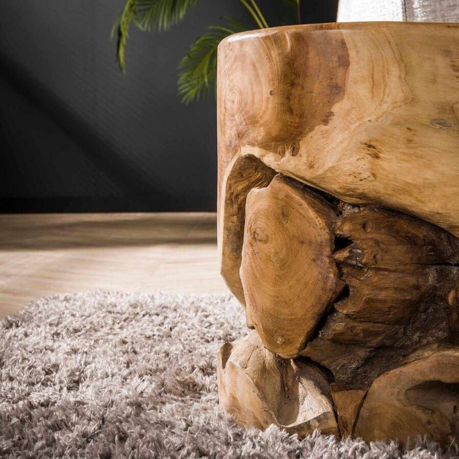 Fraaai Pála ronde bijzettafel Ø30 cm naturel