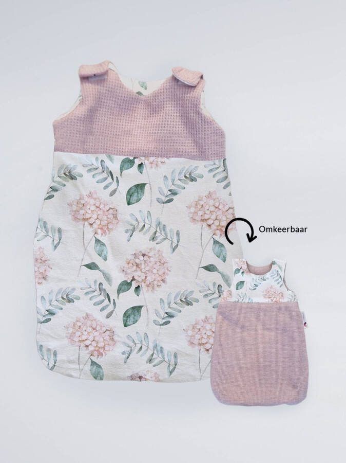 FraaiGaaf Poppen slaapzak Dreamy Blossom 37 45 cm Roze Bloemen slaapzak voor pop (poppenslaapzak voor o.a. Baby Born en Baby Annabell)