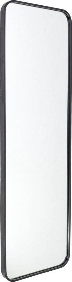 Loft42 Fragix Boston passpiegel rechthoekig Zwart Metaal 130x40cm Industrieel