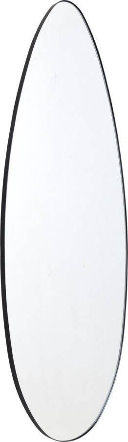 Loft42 Fragix Nomad wandspiegel Organisch Zwart metaal 120x45