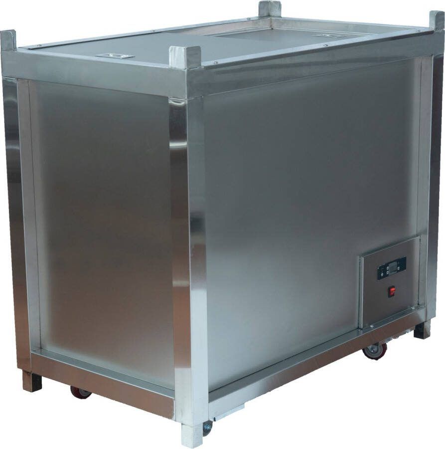 Framecool Horizontale Vrieskist FCFS01 in Trolley Volledig RVS Stapelbaar