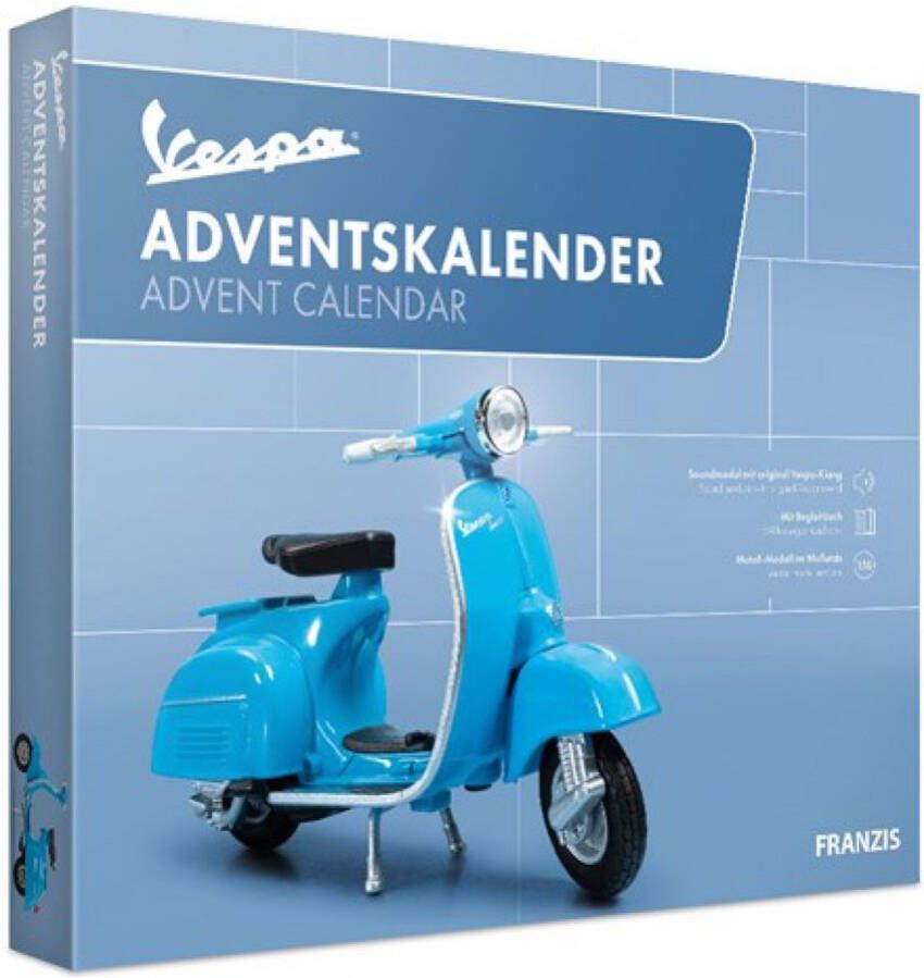 Franzis 1:18 67172-1 Vespa Adventskalender Plastic Modelbouwpakket