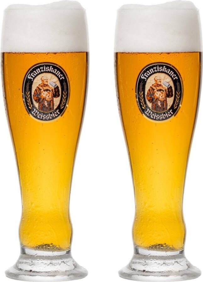 Franziskaner Bierglazen Weizen 500 ml 2 stuks