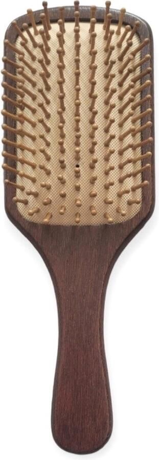 Frazimashop nl Frazimashop- Sandel hout Haarborstel bruin Groot Hoofdhuid massage borstel Haarborstel Antiklit Houten Haarborstel Alle Haartypes