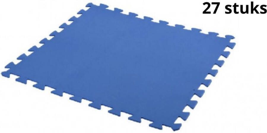 Free and Easy Zwembadtegels Foam Blauw 50 x 50 cm 27 Stuks 6 75m²