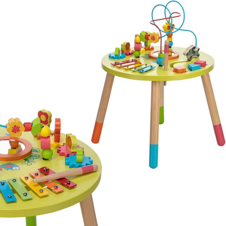 Free2Play by FreeON Houten Activiteitentafel Playzone Educatief speelgoed voor kinderen Activity Center