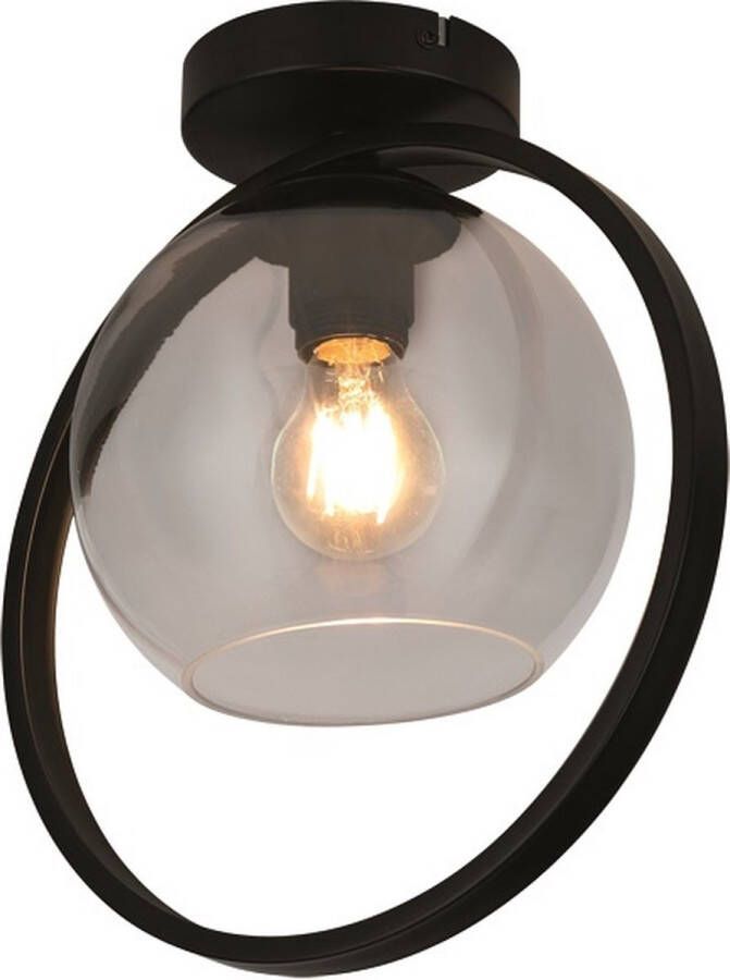 Freelight Aureol Plafondlamp 30cm Smoke Zwart