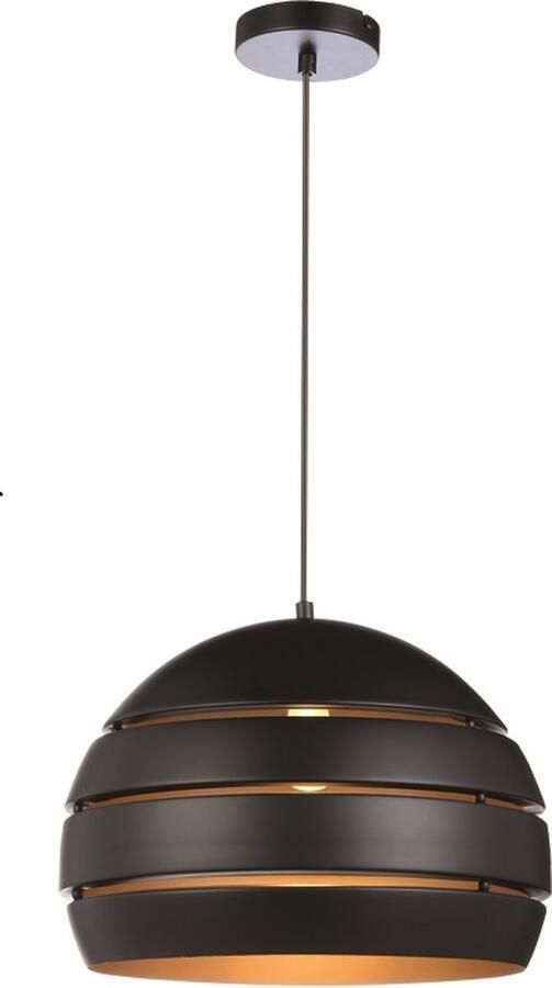 Freelight Hanglamp Djarin Mat Zwart & Goud Ø 40cm