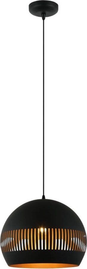 Freelight Hanglamp Globo Zwart Goud Ø 40cm E27
