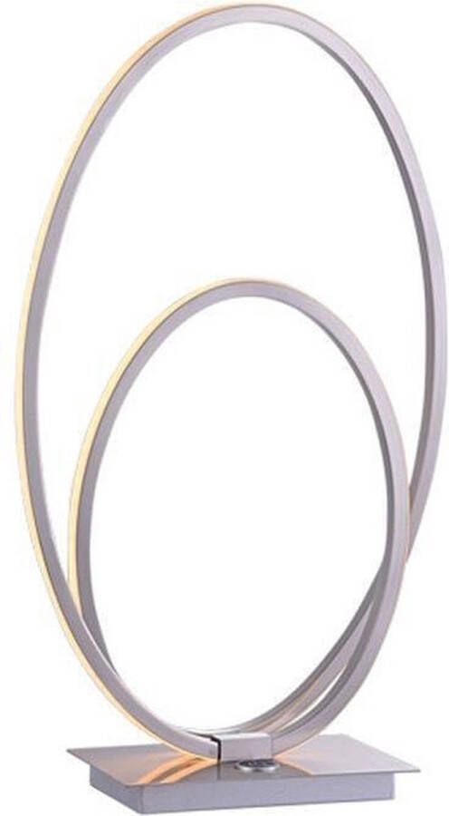 Freelight Tafellamp Ophelia Oval Led RVS 42cm