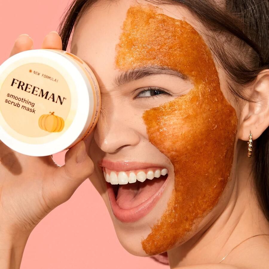 Freeman Smoothing Pumpkin Mud gezichtsmasker 2 stuks