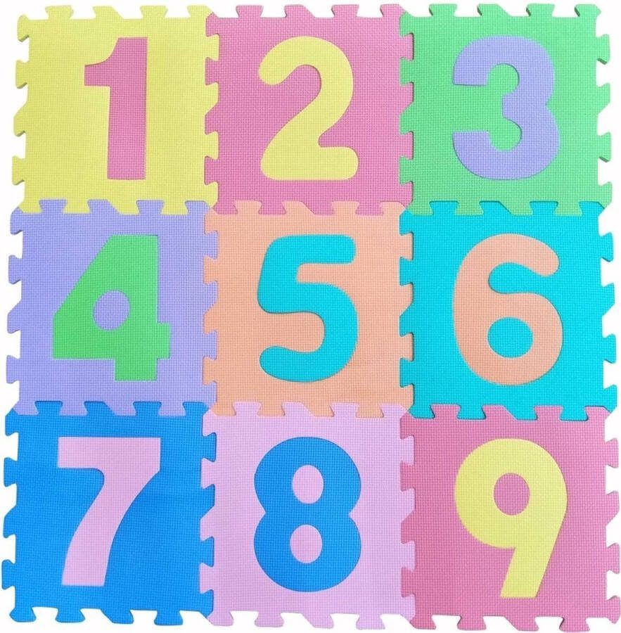 Freeplay Free2Play by FreeON Speelkleed Speelmat Foam Puzzelmat 1-9 cijfers