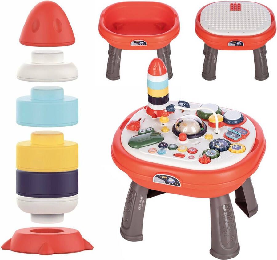 Freeplay Free2Play Interactieve speeltafel Rocket Science Educatief speelgoed voor baby Activity Center