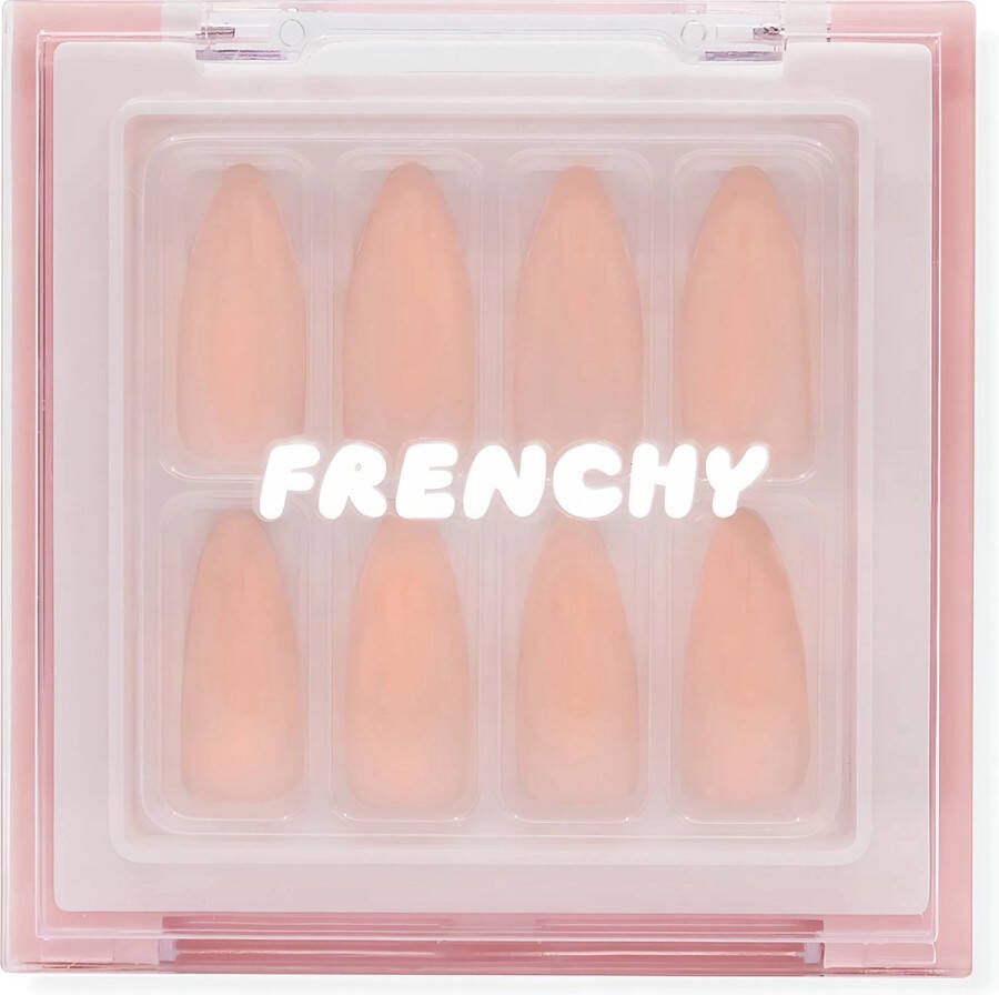 Frenchy Cosmetics 'Bubble Gloss' Nepnagel kit met lijm en nagelstickers Kunstnagels Plaknagels