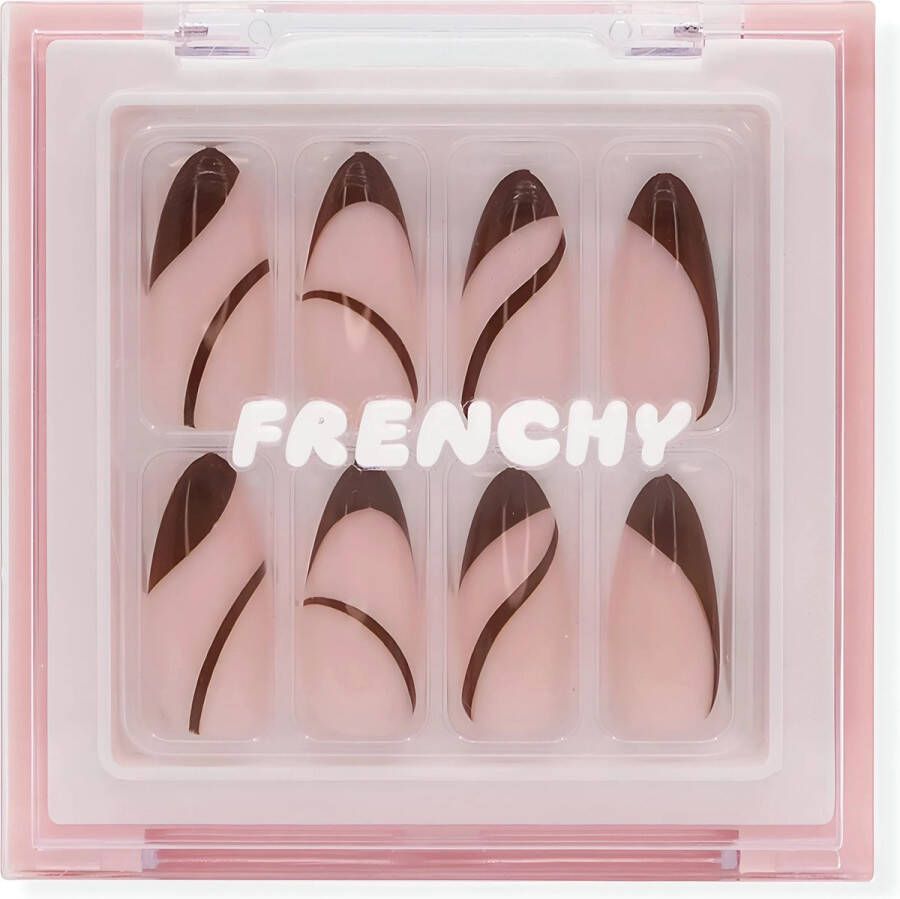 Frenchy Cosmetics 'Dolce Vita' Nepnagel kit met lijm en nagelstickers Kunstnagels Plaknagels