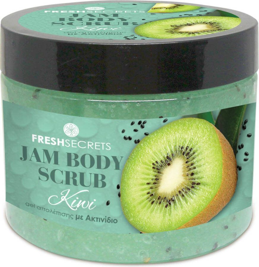 Fresh Secrets Jam Body Scrub Detox Kiwi 320ml