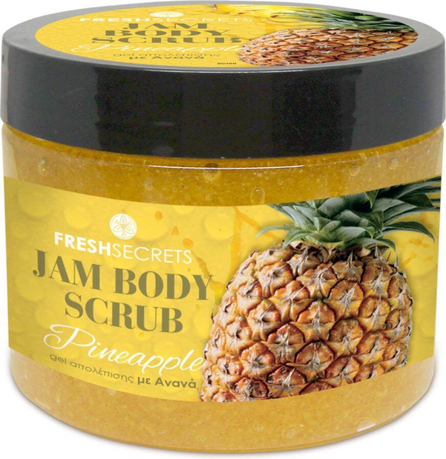 Fresh Secrets Jam Body Scrub Verfrissend Ananas 320ml