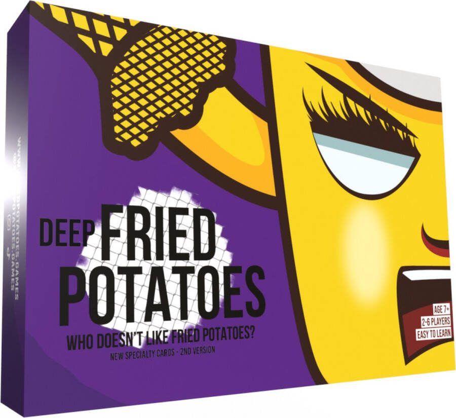 Fried Potatoes Deep Card Game 2nd Edition Engelstalig Strategie Snelheid & Verslaving gegarandeerd Versla en 'Frituur' je tegenstanders in dit Interactieve Slagfestijn voor de Familie! Luxe Verpakking met Magneetjes