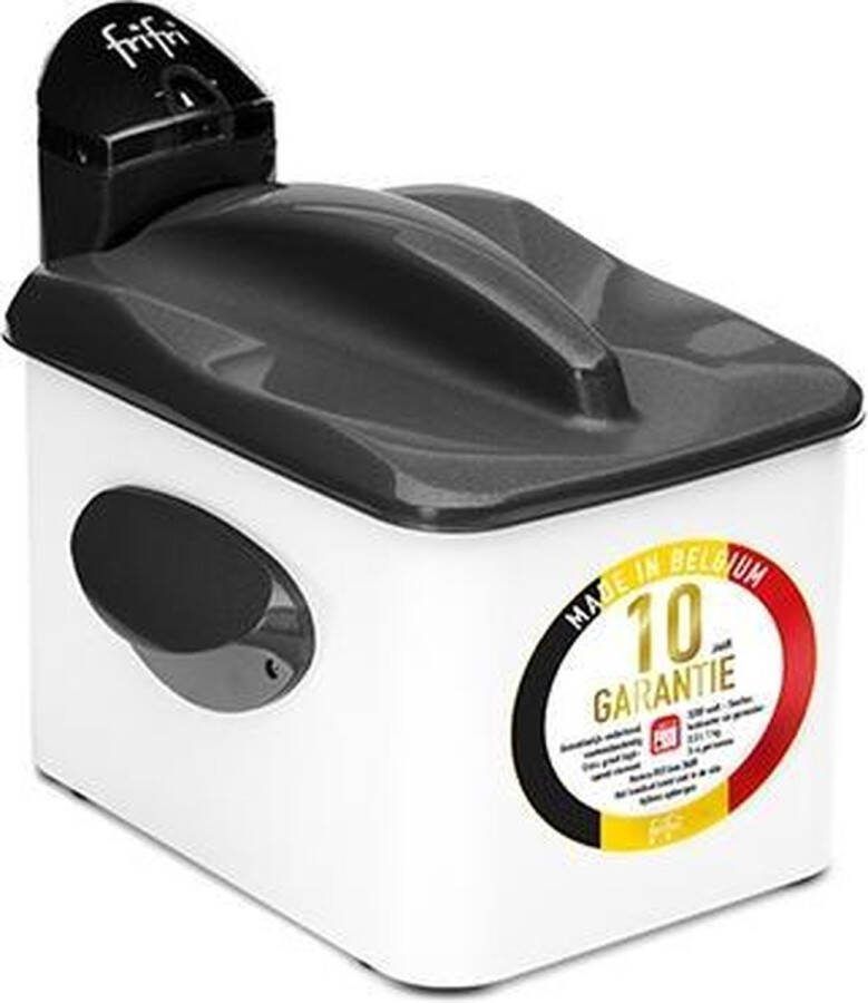 FriFri 1905B DuoFil Frituurpan 3.5 liter koude zone 3200 Watt Koolstof geur- & vetfilter | 1 kg friet 10 jaar garantie