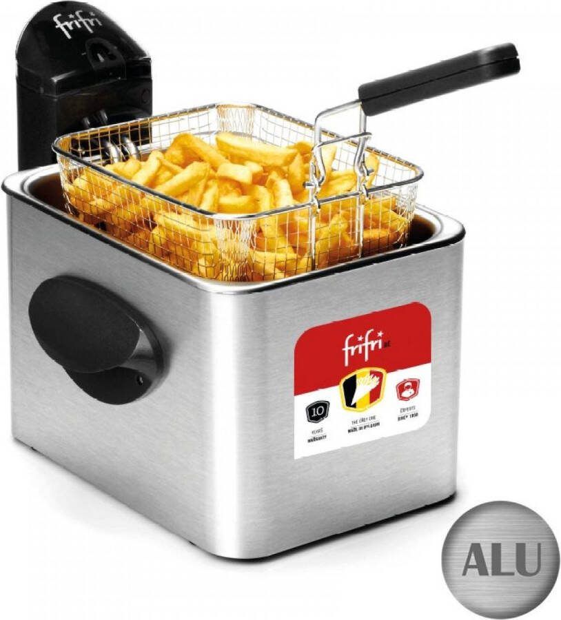 FriFri 4828DuoFil Frituurpan 3.5 liter koude zone 2800 Watt Koolstof geur- & vetfilter 1 5 kg friet 10 jaar garantie