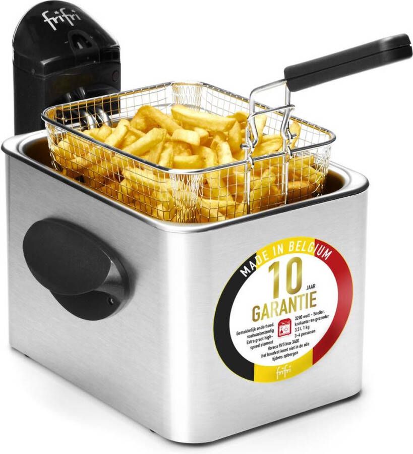 FriFri 5828 HSCC7000 High speed classic clean 3200Watt koude zone 3 5 L RVS friteuse