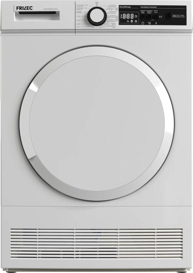 Frilec KOBLENZ8802TK-060 Condensdroger 5 Jaar garantie Wit 8kg Laadvermogen Wit
