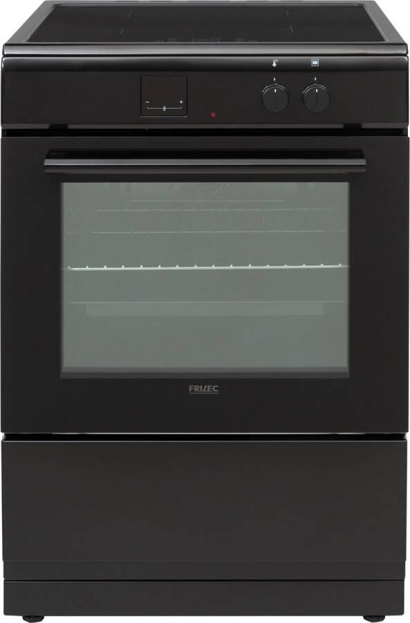 Frilec KÖLN-ECI61-60B Vrijstaand Inductie Fornuis 5 Jaar garantie Elektrische Oven 4 kookzones Zwart