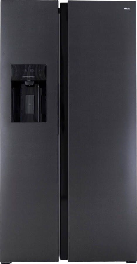 Frilec RW020-HCF-200EDI Amerikaanse Koelkast Dark Inox 556 Liter 41dB