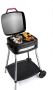 Fritel BBQ 3278 Elektrische barbecue en tafelgrill grilloppervlak 40x36cm + onderstel + deksel + wielen zwart - Thumbnail 1