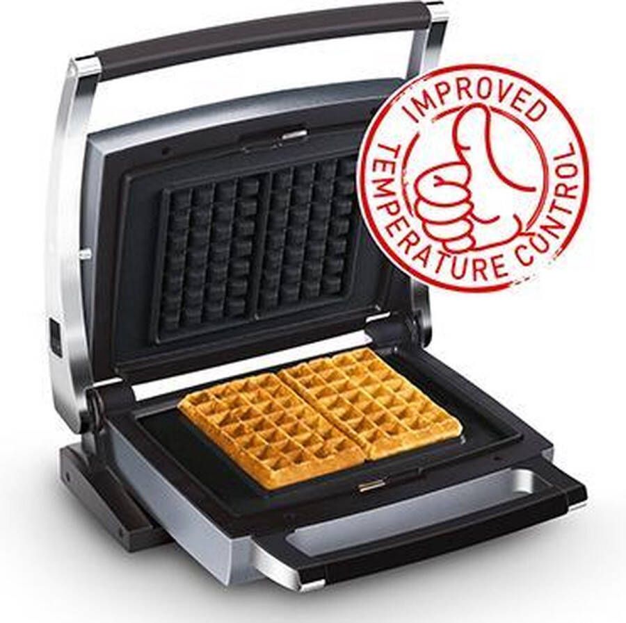 Fritel CW 2438 2wafel(s) 1600W Antraciet Metallic wafelijzer