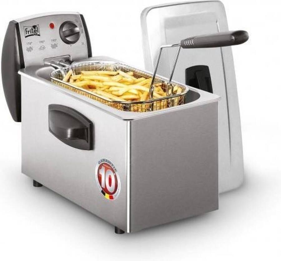Fritel Friteuse 3L 2200W met inox stofdeksel FR1450