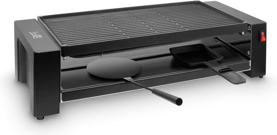 Fritel PR 3195 Pizza raclette grill in 1 grilloppervlak 40x20cm 8 personen