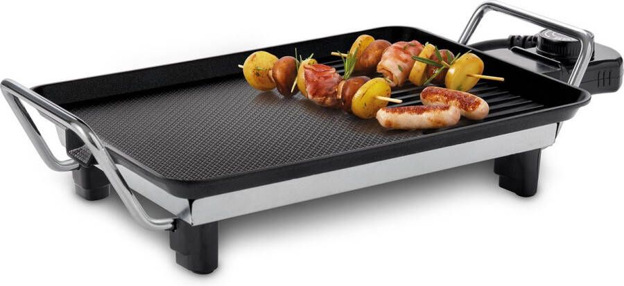 Fritel GT 1075 Grill & Teppanyaki in 1 28 cm massieve aluminium bakplaat 1 tot 2 personen